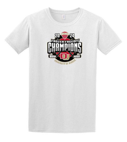 2024 Frozen Faceoff Champions Unisex Short Sleeve T-Shirt