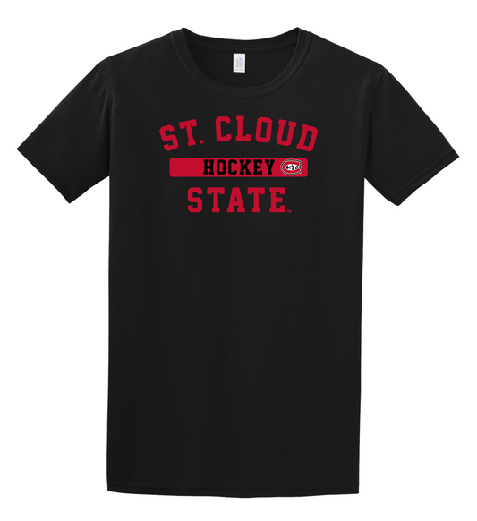 St Cloud State Block Hockey Unisex Short Sleeve T-Shirt